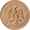 Anverso de la moneda Hidalgo de 5 pesos oro, familia del centenario en acabado satn