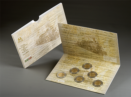 Coleccin de 6 monedas de curso legal sin circular, conmemorativas de la revolucin mexicana, cuo 2008