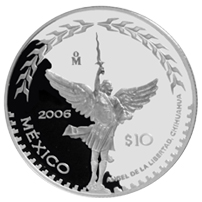 Reverso de la moneda de plata conmemorativa de la Uni�n de los Estados en una Federaci�n, segunda fase, emblem�tica, Chihuahua