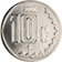 Reverso de la moneda de 10 centavos de la familia C