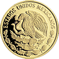 Anverso de la moneda conmemorativa de oro nio floreando la cuerda en acabado espejo