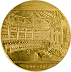 Anverso de la medalla de oro conmemorativa de la Constituci�n de 1857 en 37.5 gramos