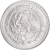 Anverso de moneda de una onza de plata en acabado satín de la Serie Libertad