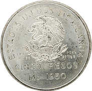 Anverso de moneda conmemorativa del ferrocarril del sureste