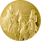 Anverso de la medalla de oro conmemorativa de la victoria de la Rep�blica