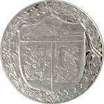 Reverso de la medalla de plata del cuarenta aniversario del Banco de Mxico