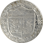 Reverso de la medalla de plata del cuarenta aniversario del Banco de M�xico