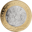 Reverso de la moneda de 20 pesos de la familia C, conmemorativa del centenario de la toma de Zacatecas