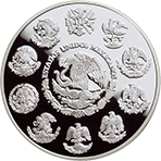 Anverso de la moneda en acabado espejo de 5 onzas de plata de la nueva serie libertad