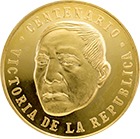 Reverso de la medalla de oro conmemorativa de la victoria de la Rep�blica